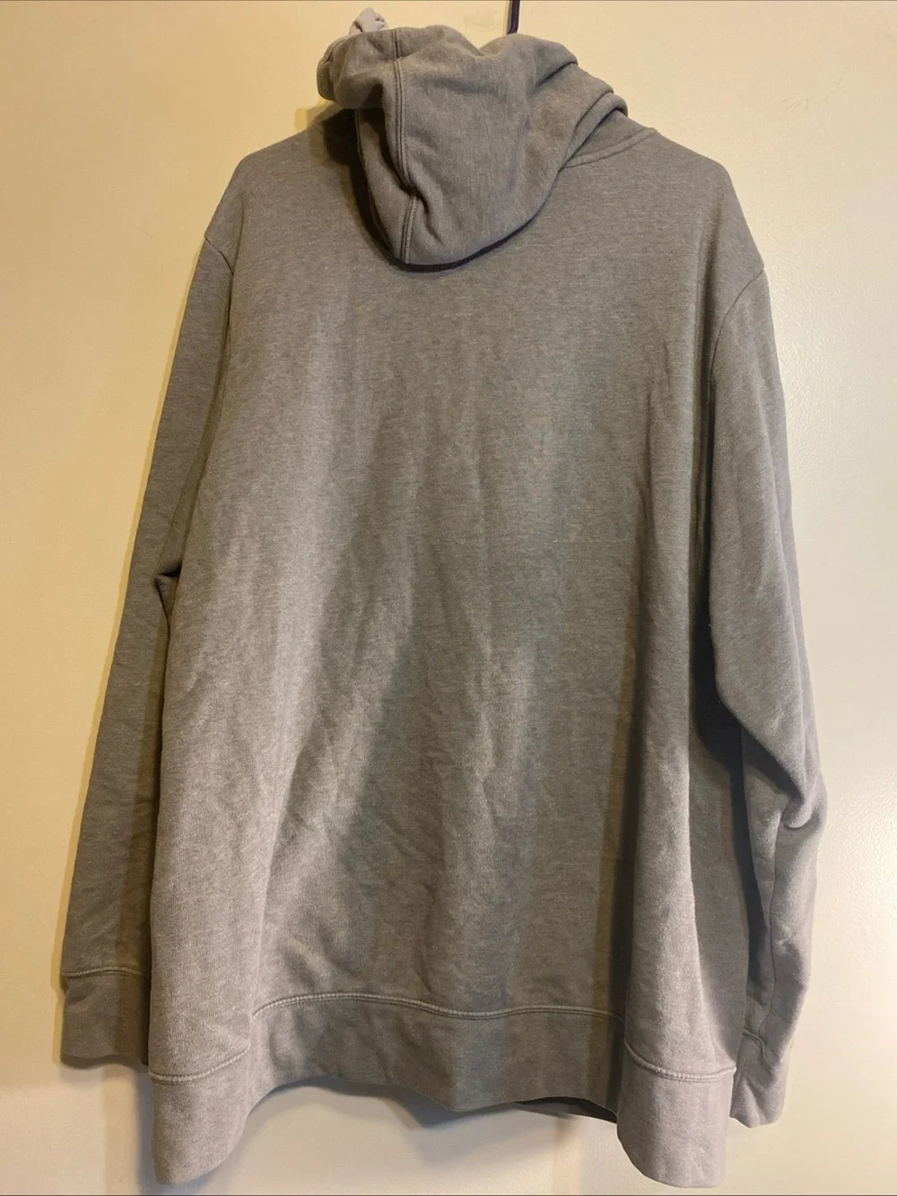 The North Face Men’s 2XL‎ Sweatshirt Grey Large Black block Logo Hoodie